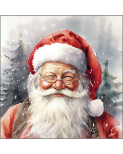 Napkin 33 Happy Santa FSC Mix