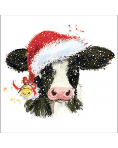 Napkin 33 Christmas cow bell FSC Mix