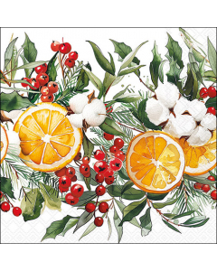 Napkin 33 Winter oranges FSC Mix