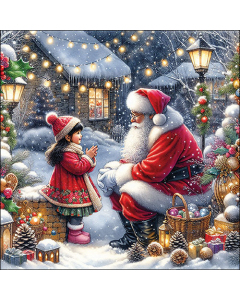 Napkin 33 Talking to Santa FSC Mix