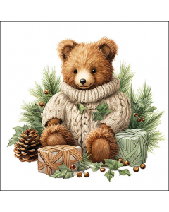 Napkin 33 Cuddle bear FSC Mix