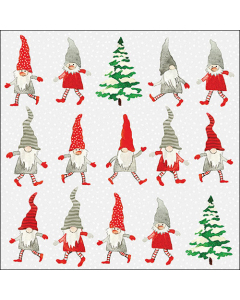 Napkin 33 Dancing gnomes FSC Mix