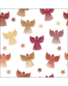 Napkin 33 Angel silhouettes berry FSC Mix