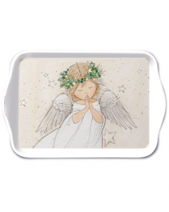 Tray melamine 13x21 cm Praying angel