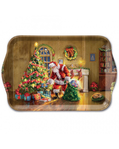 Tray melamine 13x21 cm Gifts under Christmas tree