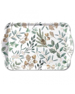 Tray melamine 13x21 cm Collection of leaves