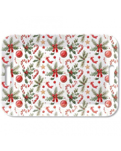 Tray melamine 33x47 cm Christmas elements