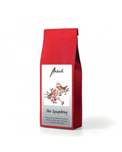 Loose leaf tea Christmas robins white