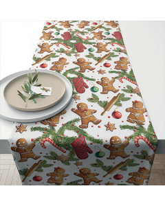 Table runner 40x150 cm Gingerbread cookies