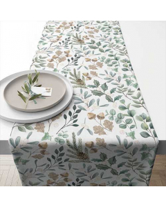 Table runner 40x150 cm Collection of leaves