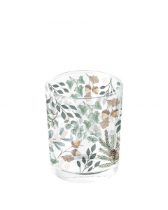 Tea light holder Collection of leaves