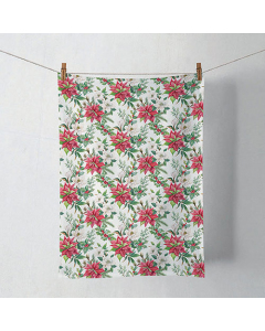 Kitchen towel Christmas florals