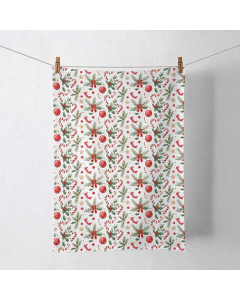 Kitchen towel Christmas elements