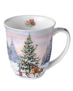 Mug 0.4 L Winter animals