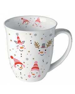 Mug 0.4 L Funny snowmen