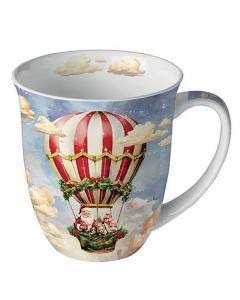 Mug 0.4 L Santa's air balloon