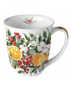 Mug 0.4 L Winter oranges