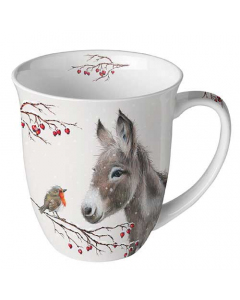 Mug 0.4 L Donkey and robin