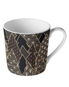 Mug 0.3 L Luxury trees black