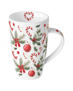 Mug 0.6 L Christmas elements