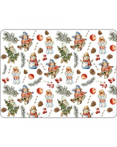 Placemat Playing outside white