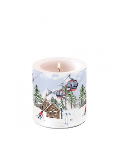 Candle small Ski hut