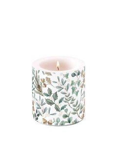 Candle small Collection of leaves