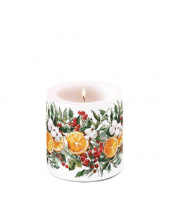 Candle small Winter oranges