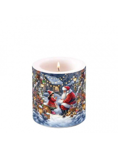 Candle small Talking to Santa