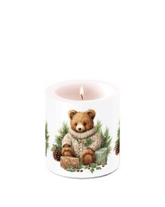 Candle small Cuddle bear