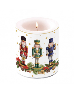 Candle medium Bearded nutcracker