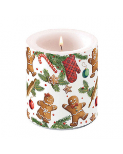 Candle medium Gingerbread cookies