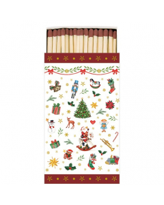 Matches Ornaments all over red