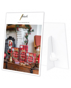 Showcard A3 Christmas plaid red